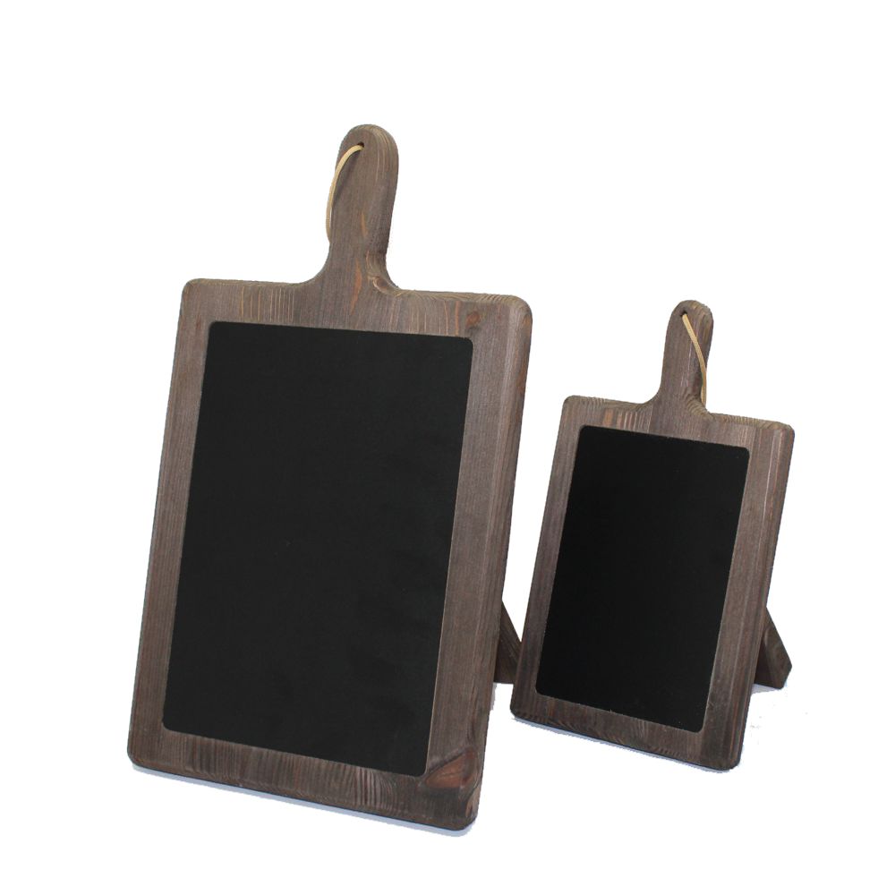 Small Paddle Chalk Board With Stand
